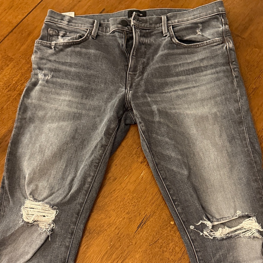 Distressed Gray Joe’s Jeans for Men